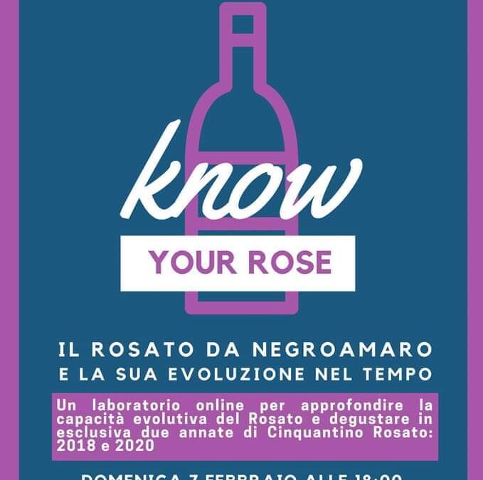 Know Your Rosé – Evento On Line, 7 febbraio 2021